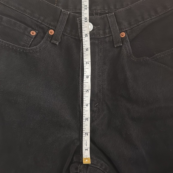 Levi’s 550 relaxed fit jeans black 30/30 tag size fits 28 waist - Picture 7 of 8